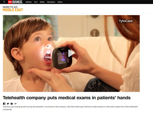 TYTO ON CNN: Telehealth company puts medical exams in patients' hands