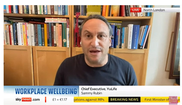 YULIFE ON SKY NEWS, IAN KING LIVE: YuLife's Sammy Rubin talks Workplace Wellbeing